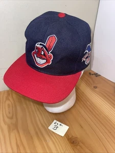 Vintage MLB Herren Cleveland Indians AL Logo Druckknopflasche Mütze (Lot B) - Bild 1 von 11