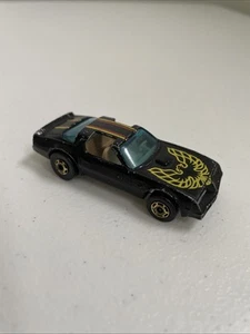 Vintage 1977 Hot Wheels Hot Bird Pontiac Firebird Trans Am Black Walls Hong Kong - Picture 1 of 7