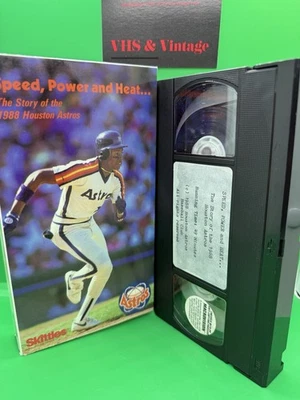 Speed, Power And Heat- The Story Of The 1988 Houston Astros VHS - Rare Baseball! - Image 1 of 4