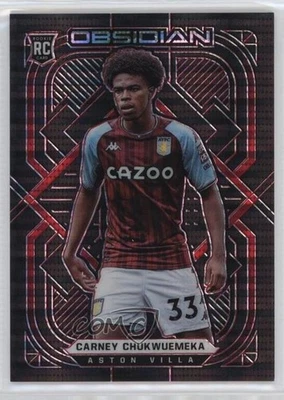 2021 Panini Obsidian Electric Etch Red Pulsar /26 Carney Chukwuemeka Rookie RC - Image 1 of 2