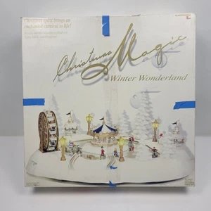Christmas Winter Wonderland Magic Ice Skating Carnival 1997 Complete And Tested - Picture 1 of 17