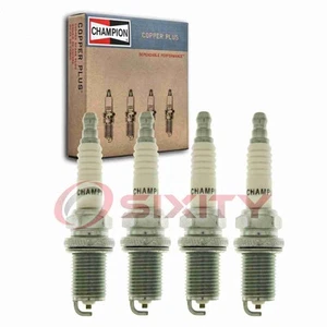 4 pc Champion Copper Plus Spark Plugs for 2000-2003 Chevrolet Tracker 2.0L bw - Picture 1 of 5