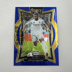 KYLIAN MBAPPE 2024-25 Panini Select FIFA **BLUE VELOCITY PRIZM TERRACE* R Madrid - Picture 1 of 3