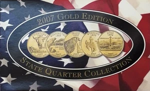 1999-2008 Denver Mint Gold Edition State Quarter Collection, Complete 50 coins! - Picture 1 of 15