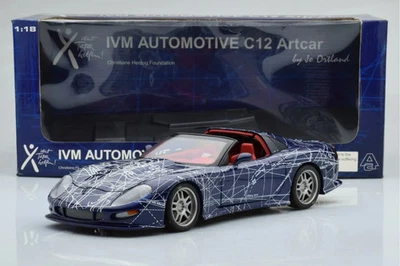 Chevrolet Corvette C12 Muko Art Car Jo Ortland IVM Eng. 1/18 AUTOart 1998 71014 - Imagem 1 de 4