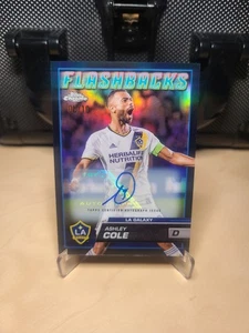 Ashley Cole /10 Auto 2023 Topps Chrome MLS Flashbacks CHELSEA ENGLAND GALAXY - Picture 1 of 9