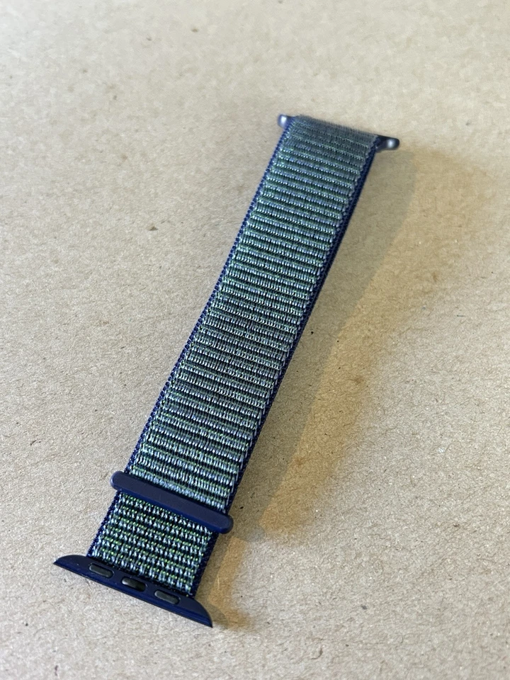 Correa de reloj Nike Sport Rep. azul Apple iWatch Ultra 2 Series 10 9 8 7 6 42-49 mm Foto 1 de 4