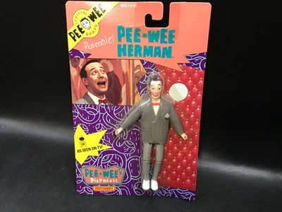 PEE-WEE HERMAN Pee-Wee's Playhouse Poseable Action Figure [Matchbox 1988] NOC - Image 1 of 2