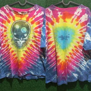 Vintage 1987 Grateful Dead Space Your Face Tie Dye Single Stitch T-Shirt Gr. XL - Bild 1 von 13