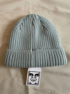 Obey Larson Vapour Blue Knit Beanie NWT - Image 1 of 4