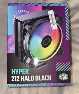 Cooler Master Hyper 212 Black Edition RGB 120mm CPU Air Cooling Fan - Afbeelding 1 van 4