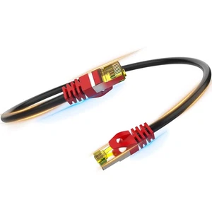 Cable Ethernet Cat 8 10 pies, cable de Internet de red de alta velocidad de alta resistencia, 26 AWG... - Imagen 1 de 6