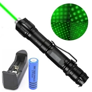 5000m Pointer Pen Green Light Visible Beam Rechargeable Lazer Torch office Pet - Picture 1 of 6