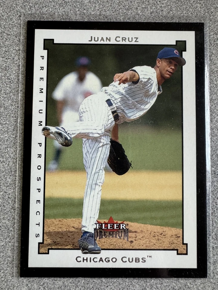 2002 Fleer Premium Juan Cruz Premium Prospects Rookie Card #212 Chicago Cubs - Image 1 of 2