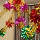 Home Decoration Christmas Decor Metalic Foil Garland Hanging Ceiling Wreath