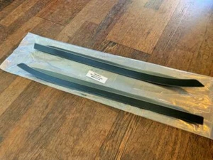 Manzo Unpainted ABS Plastic Rear Window windshield Side Fins Fits E71 X6 08-10 - Picture 1 of 1