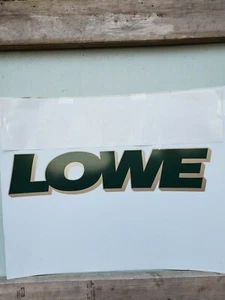 Lowe Boat Logo Decal 1823539 | 27 x 6 Inch Green Gold 2 Each. - Bild 1 von 3