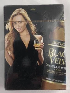 Black Velvet Blended Canadian Whiskey With Blonde Playing Cards SEALED DECK - Picture 1 of 1