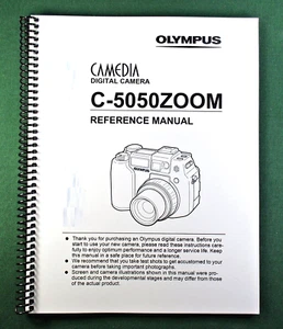 Olympus C-5050 Zoom Instruction Manual: 268 Pages and Protective Covers! - Picture 1 of 1