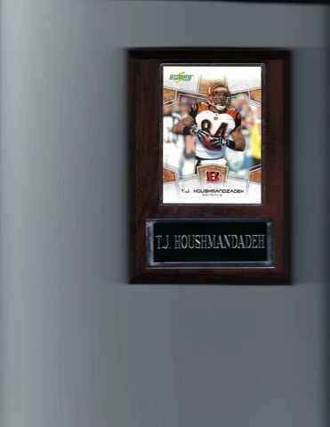 T.J. HOUSHMANDZADEH PLAQUE CINCINNATI BENGALS FOOTBALL NFL C Cover