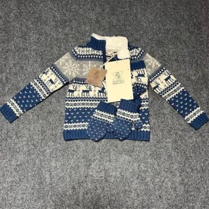 Ministry of Rascals Boys Reindeer Holiday Sweater Set Size 4T - Picture 1 of 6