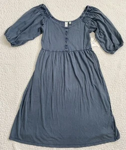 NWT Susina Nordstrom Dress XS Blue Empire Waist Off Shoulder Womens - Picture 1 of 4