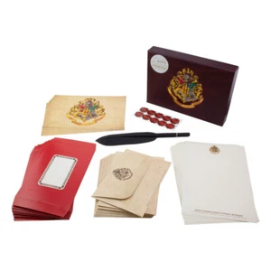 Harry Potter Briefpapier Brief Set Hogwarts Logo Wachs Siegel 10 Blatt Umschlag - Bild 1 von 3