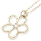 TIFFANY&Co. Garden flower 18K Yellow Gold Necklace Diamond No box #33