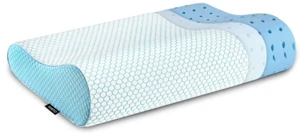 Pillow Memory Foam Neck Orthopedic Contour Support Cervical Bed Pain Sleep Aid - Picture 1 of 8