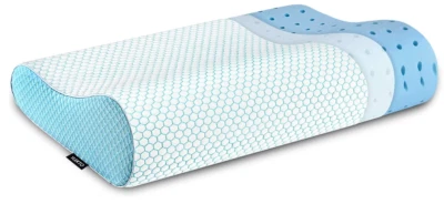 VIC_SPACE1 Pillow Memory Foam Neck Orthopedic Contour Support Cervical Bed Pain Sleep Aid