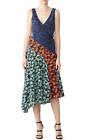 Saloni Aggie Ruffled Floral-Print Silk Midi Dress Size 2US/6UK MSRP $650
