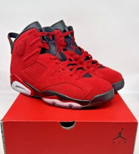 Talla 4/6.5Y/9.5 Nike Air Jordan 6 VI Retro Toro Bravo Varsity Rojo Negro CT8529-600 - Imagen 1 de 4