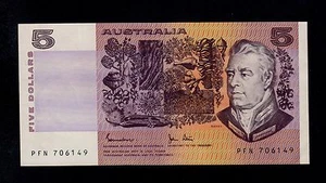 AUSTRALIA  5 DOLLARS ( 1983 ) PFN PICK # 44d  AU. - Picture 1 of 2