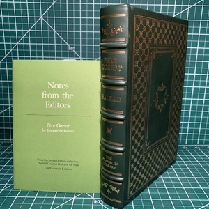 Franklin Library: Pere Goriot by Honore De Balzac & Editor’s Notes ~ Mint - Picture 1 of 10
