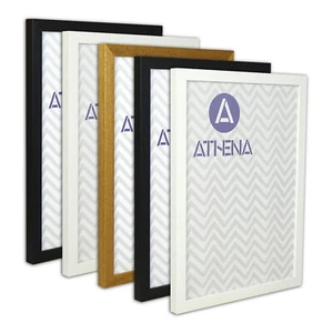 Athena Premium Holz Dünnblock Eiche Matt & Holzmaserung Schwarz/Weiß Bilderrahmen - Bild 1 von 57