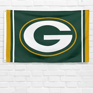 Per Green Bay Packers 3x5 piedi Rodgers Campioni di Calcio Insegna Bandiera - Foto 1 di 12
