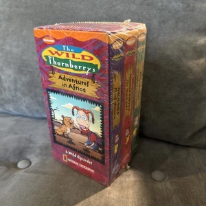 The Wild Thornberrys Adventures In Africa Nickelodeon Box set RARE SEALED VHS - Picture 1 of 10