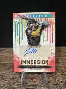 2024 Topps Inception Immersion Autographs Jackson Merrill Red /50 Rookie RC - Bild 1 von 2