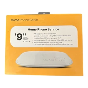 Ooma Phone Genie VoIP Internet Home Phone Service Open Box NEW Checked - Picture 1 of 2