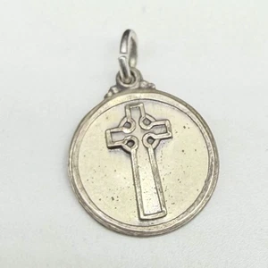 Vintage Hayward Sterling Silver I am a Presbyterian 7/8" Drop Disc Charm 2.2g - Picture 1 of 9