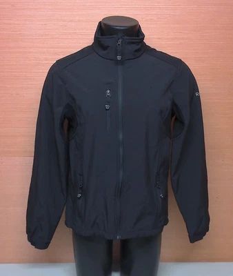 Abrigo chaqueta forrada de vellón suave negro Reebok para hombre talla mediana Foto 1 de 4