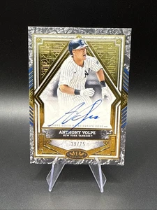 2025 Topps Tier One Anthony Volpe Base ON CARD Auto Variation /75 Yankees - Bild 1 von 2