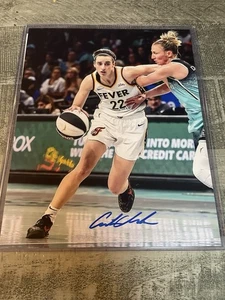 CAITLAN CLARK AUTOGRAPHED 8X10  Dual COAs Iowa Hawkeyes Indiana Fever WNBA - Picture 1 of 3