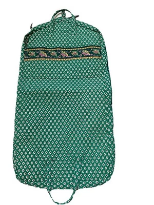 Vera Bradley Garment Emily Bag  Greenfield Floral Quilted Pattern   Full Zip - Image 1 of 4