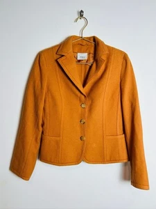 Akris Punto Rost Orange Wollblazer Essential Classic - Bild 1 von 11