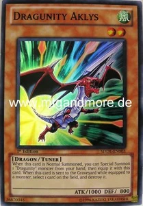 Yu-Gi-Oh 1x Dragunity Aklys - - - SDDL - Bild 1 von 1
