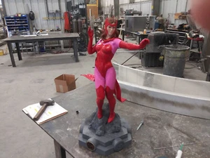 Scarlet Witch Resin Sculpture Statue Model Kit Avengers Unpainted/Unassembled - Picture 1 of 2