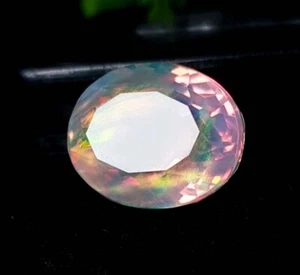 MultiColor Australia Opal Shape Oval Cut Ring Size Gemstone 11x14x9mm 10Ct - Picture 1 of 8