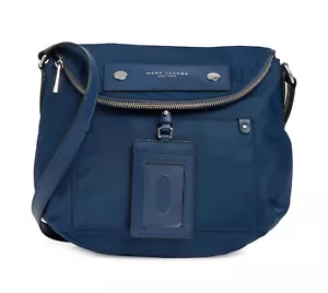 Marc Jacobs Preppy Nylon Large Natasha Crossbody Bag – Azure Blue - Picture 1 of 7