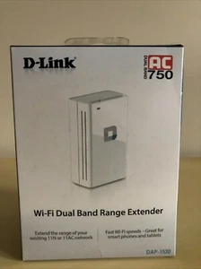 D-Link DAP-1520 Wireless AC750 Dual Band Range Extender - Picture 1 of 5